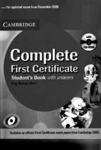 Complete first certificate students book 