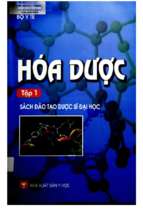 Hóa dược tập 1 trần đức hậu nxb y học 2007