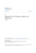 Magnetite (fe3o4)_ properties synthesis and applications