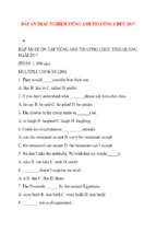 Tài liệu ôn thi công chức   đáp án để ôn tập tiếng anh thi công chức tỉnh