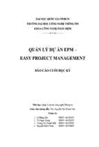 đề tài quản lý dự án epm   easy project management   luận văn, đồ án, đề tài tốt nghiệp