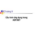 đề tài cấu hình ứng dụng trong asp