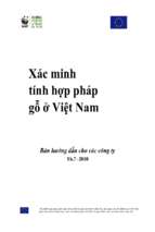 Xác minh tính hợp pháp gỗ ở Việt Nam