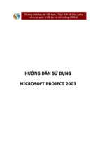 đề tài ứng dụng microsoft project 2003 trong quản lý dự án   luận văn, đồ án, đề tài tốt nghiệp