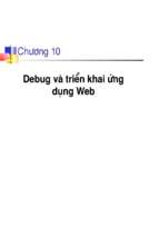 đề tài debug và triển khai ứng dụng duyệt web   luận văn, đồ án, đề tài tốt nghiệp