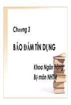 BẢO ĐẢM TÍN DỤNG