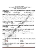 Bộ câu hỏi trắc nghiệm thông tư 28 và thông tư 35 ôn thi công chức giáo viên tiểu học