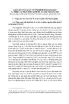 BÁO CÁO TỔNG QUAN VỀ TÌNH HÌNH DOANH NGHIỆP VÀ NHIỆM VỤ PHÁT TRIỂN KINH TẾ - XÃ HỘI NĂM 2014-2015