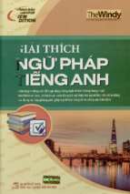 Giải thích ngữ pháp tiếng anh - The Windy (lỗi hiển thị, tải xuống xem bình thường)