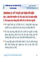 Bài giảng an toàn lao động chương vi   ths. đặng xuân trường