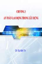 Bài giảng an toàn lao động chương 3.3   gv. bùi kiến tín