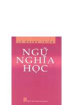 Bài giảng ngữ nghĩa học phần 1