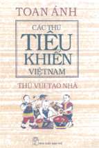 Các thú tiêu khiển việt nam thú vui tao nhã