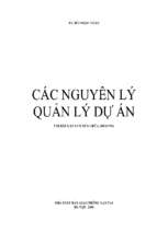 Các nguyên lý quản lý dự án