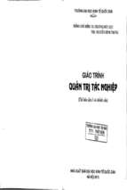 Giáo trình quản trị tác nghiệp