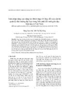 Giải pháp nâng cao năng lực thích ứng với thay đổi của cán bộ quản lý nhà trường đại học trong bối cảnh đổi mới giáo dục hiện nay ởviệt nam