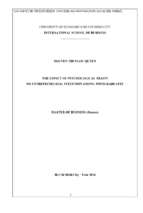 The effect ofspychological traitson entrereneurial intention among postgraduates