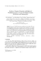 Synthesis, magnetic properties and enhanced photoluminescence of fe3o4 zno heterostructure multifunctional nanoparticles