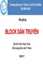 Bài giảng block dẫn truyền