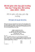 đề thi giáo viên dạy giỏi trường tiểu học tràng sơn, đô lương năm 2015   2016 đề thi giáo viên dạy giỏi cấp trường