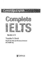 Complete ielts band 4 5 teacher book
