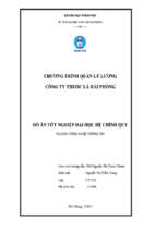 đồ án chương trình quản lý lương công ty thuốc lá hải phòng   luận văn, đồ án, đề tài tốt nghiệp