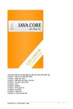 Java core   sách tiếng việt   luận văn, đồ án, đề tài tốt nghiệp