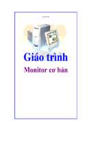 Giáo trình monitor căn bản   luận văn, đồ án, đề tài tốt nghiệp