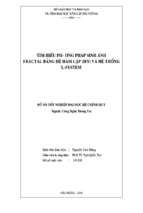 đồ án tìm hiểu phương pháp sinh ảnh fractal bằng hệ hàm lặp ifs và hệ thống l system   luận văn, đồ án, đề tài tốt nghiệp