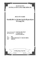 đồ án tìm hiểu ipv6 và cấu hình chuyển đổi giao tiếp từ ipv4 sang ipv6   luận văn, đồ án, đề tài tốt nghiệp