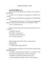 Hệ thống câu hỏi chính sách thuế tncn