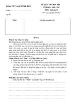 Kiểm tra hk văn 10