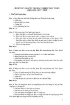 Bộ đề và đáp án thi trắc nghiệm công chức mới