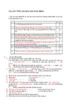 Trắc nghiệm giải phẫu bệnh