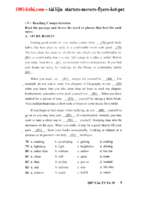 20 BÀI TESTS bài tập đọc hiểu TIẾNG ANH LỚP 10 ,