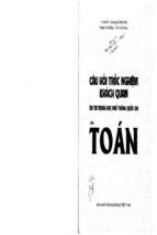 Câu hỏi trắc nghiệm khách quan ôn thi thpt qg môn toán phạm đức quang (chủ biên)