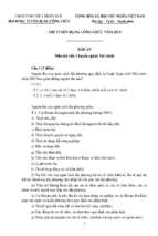 đề thi đáp án thi tuyển công chức chuyên ngành tài chính