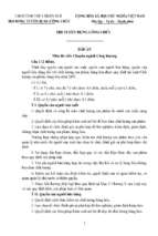 đề thi đáp án thi tuyển công chức chuyên ngành công thương