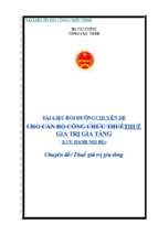 Tàiliệu thue gtgt