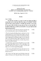 đề thi và đáp án phỏng vấn xét tuyển viên chức làm việc tại các cơ sở mầm non