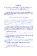 Thông tư xu ly can bo