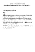 Danh mục hệ thống chỉ tiêu thống kê cấp xã