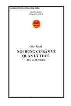 Tài liệu quản lý thuế