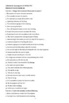 Passive voice exercises