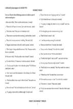 Inderect speech exercises