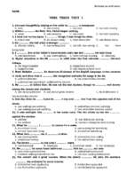 Verb tense exercises edited