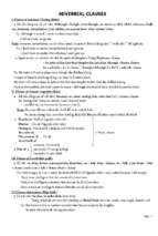 Adverbial clauses