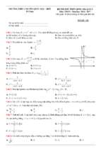 đề thi thử thpt quốc gia 2017 môn toán trường thpt chuyên quốc học huế lần 2