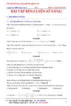 Bài tập rèn luyện kĩ năng vật lý 12
