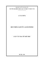 Bản thể luận của augustino